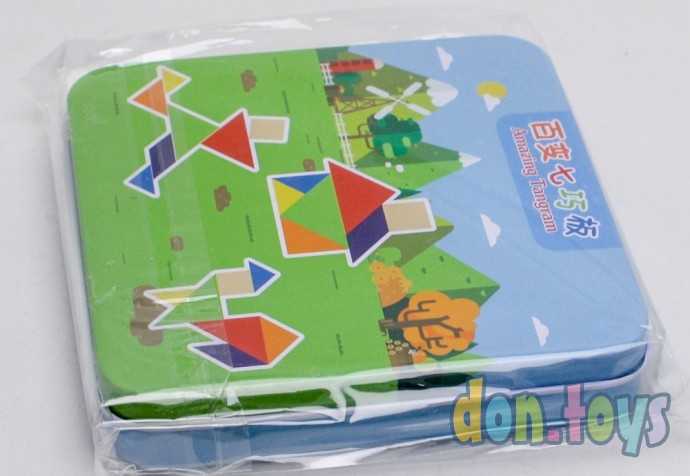 Головоломка «Танграм» в коробочке + книжка со схемами, арт. 3837933, фото 4