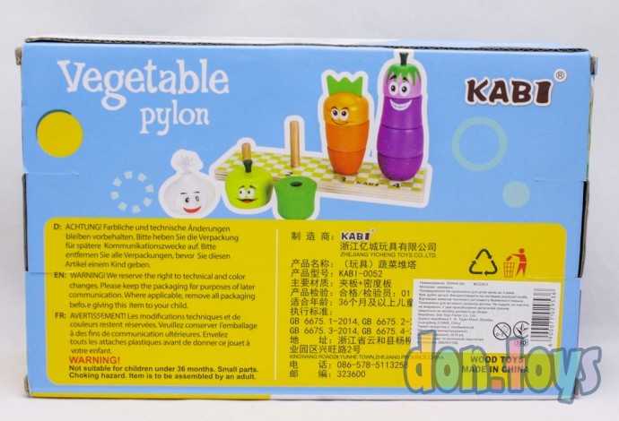 Деревянная Логическая пирамидка, арт. M 02953, фото 6