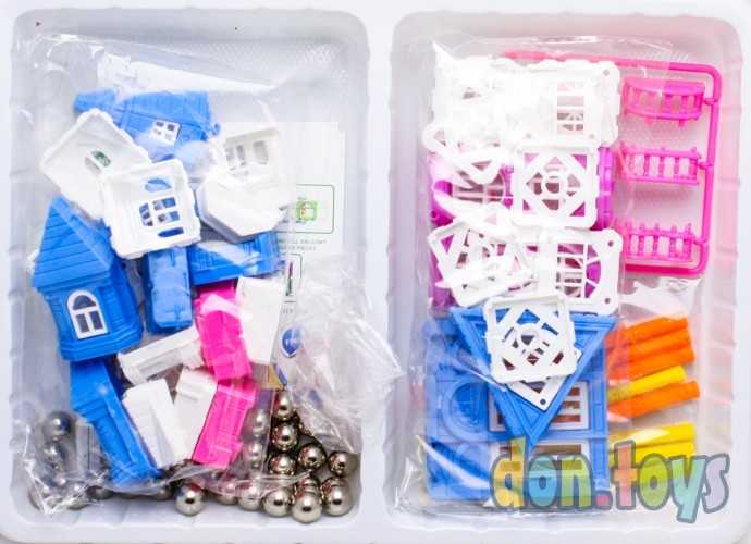 Конструктор магнитный Замок 100 деталей, арт. AQ - 734, фото 2