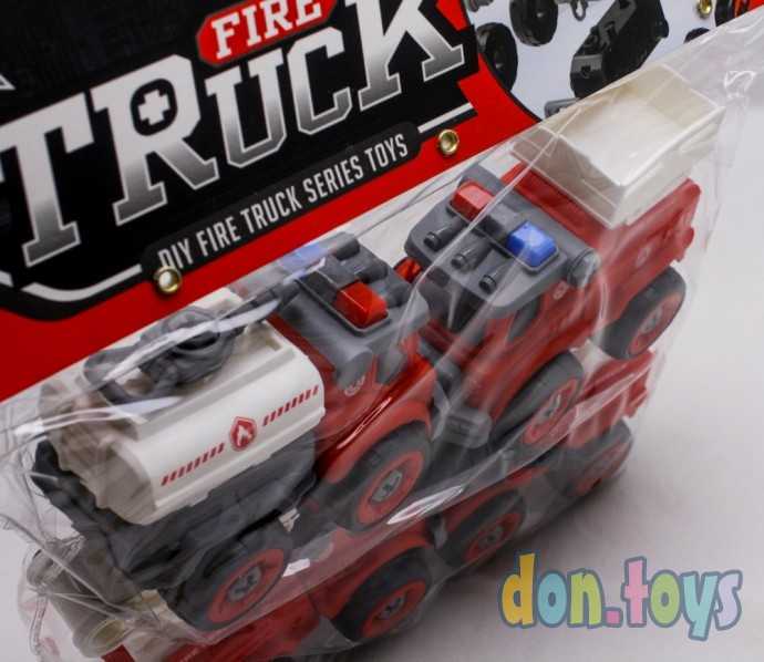 Набор машинок Пожарная техника, с отверткой, 4 шт., арт. 3132, фото 2