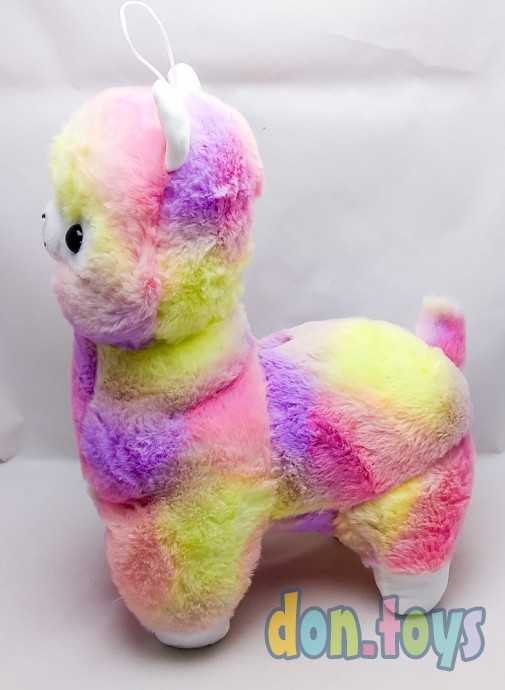 Мягкая игрушка Лама, радужная, 50 см, фото 1
