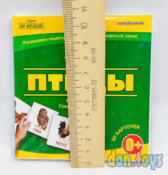 Карточки Домана "Птицы" Всезнайка, фото 2