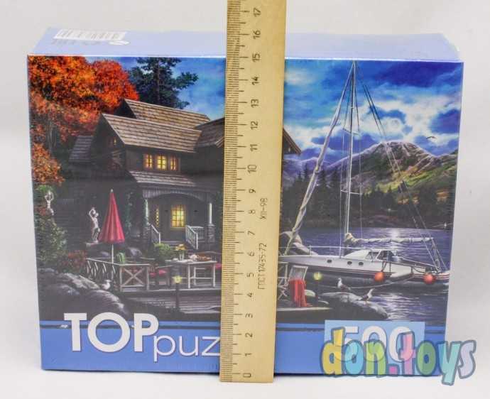 TOPpuzzle Пазлы 500 элементов, Ночной дом и яхта, арт. ХТП500-5730, фото 3