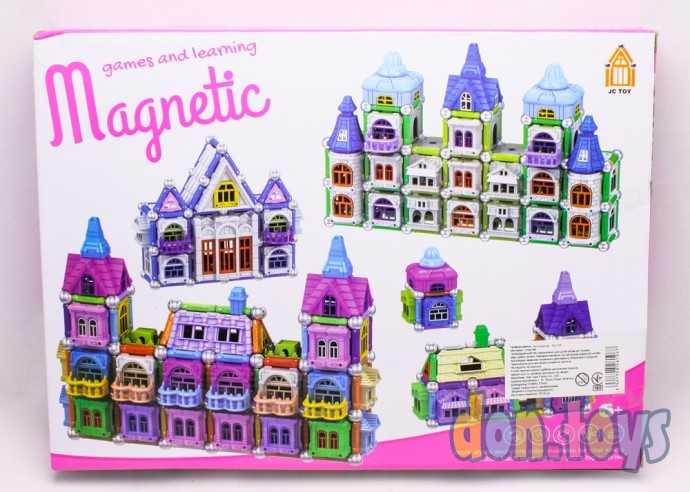 Конструктор магнитный Замок 100 деталей, арт. AQ - 734, фото 4