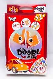 ​Детская настольная игра Двойная картинка "Doobl Image", обычные карты, арт. DBI-02