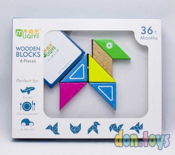 Деревянная игрушка Геометрика, магнитная, арт. MD 2040, фото 1