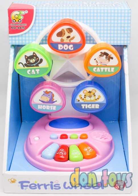 Музыкальная карусель вращается, подсветка, мелодии, арт. NO 6615, фото 1