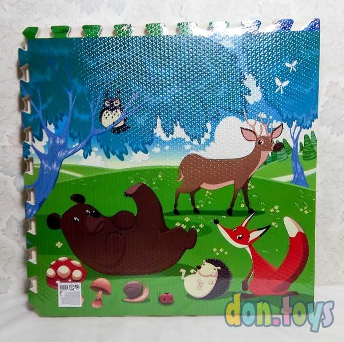 Коврик-пазл Лесные жители, 4 шт., арт. AN03065, фото 3