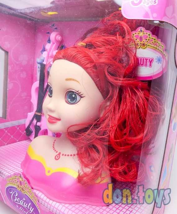 Манекен для создания причесок Скрипка, расческа, арт. 6601C, фото 5