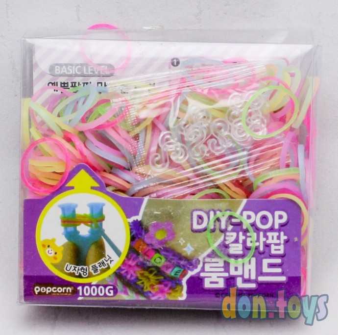 Набор для плетения из резиночек, малый, фото 1