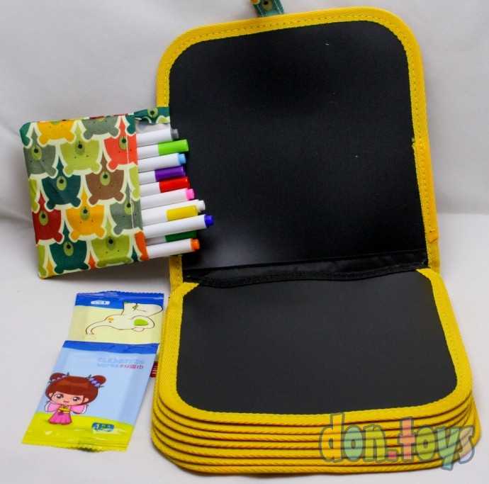 Книжка-коврик для рисования водными мелками 10 мелков, фото 2