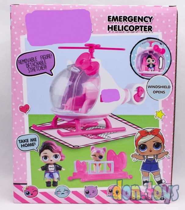 Игровой набор Кукла с вертолетом и аксессуарами, фото 3