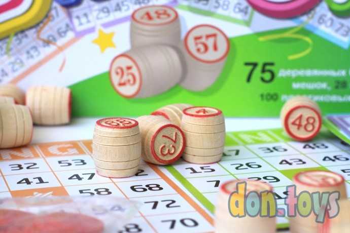 Настольная игра Бинго (дер. бочонки), арт. 04045, фото 5