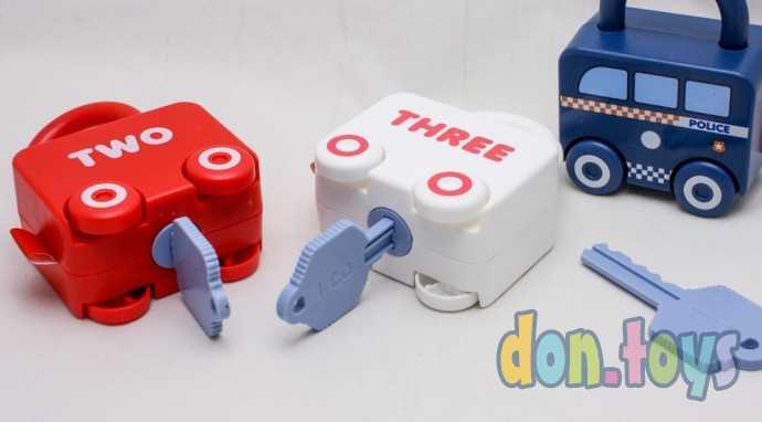 Развивающий набор Замки с ключами, 3 шт., фото 11