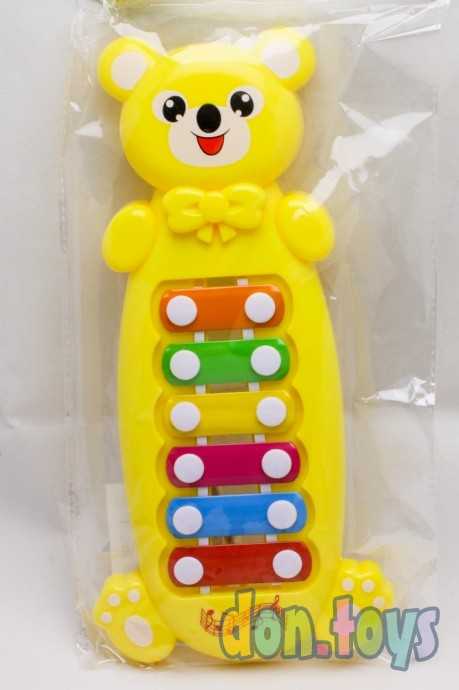 Ксилофон цветной "Медвежонок" (27 см, 6 тонов), арт. 1780960, фото 1