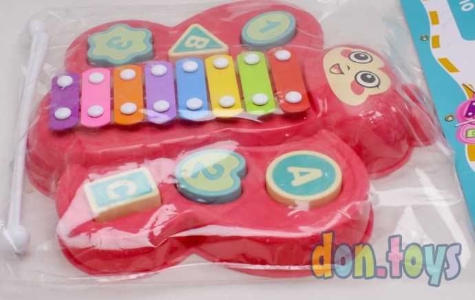 Музыкальная игрушка металлофон «Бабочка», с сортером, арт. 6980910, фото 3