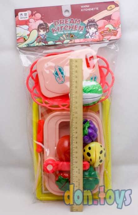 Набор Мойка, Овощи на липучке, Корзинка, Поднос, арт.6853, фото 3