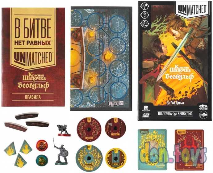 Настольная игра Unmatched. Красная Шапочка против Беовульфа, фото 4