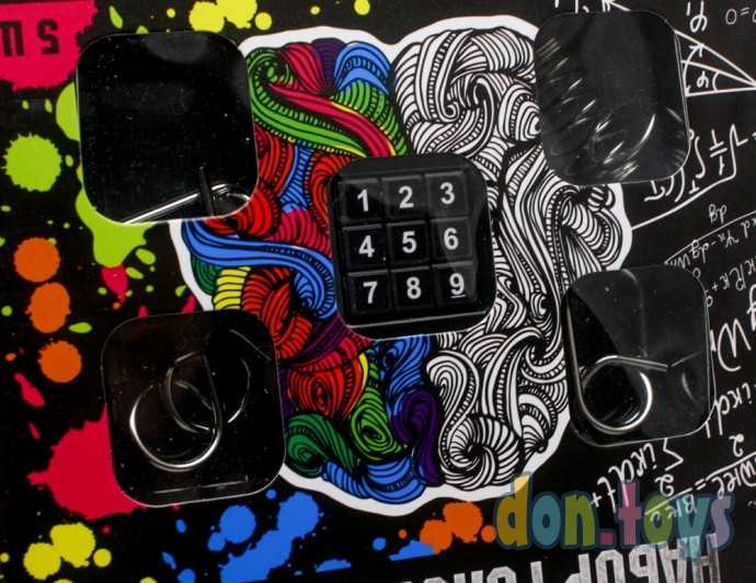 Головоломка металлическая «Мозг человека» набор 5 шт., арт. 3302583, фото 4