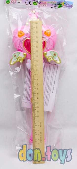 Палочка электрифицированная, Сердце, 33 см, свет, фото 4