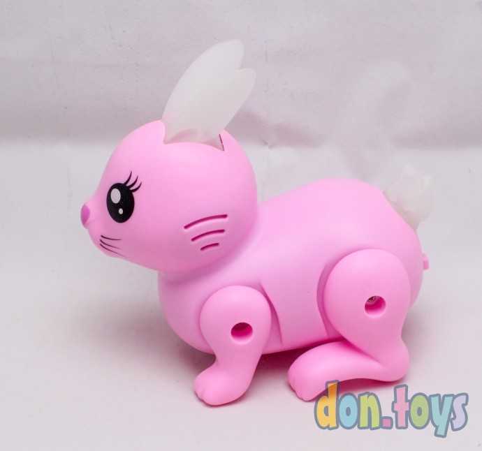 Игрушка развивающая Зайчик светящ. уши и хвост, прыгает, поет, арт. 99777-1, фото 3