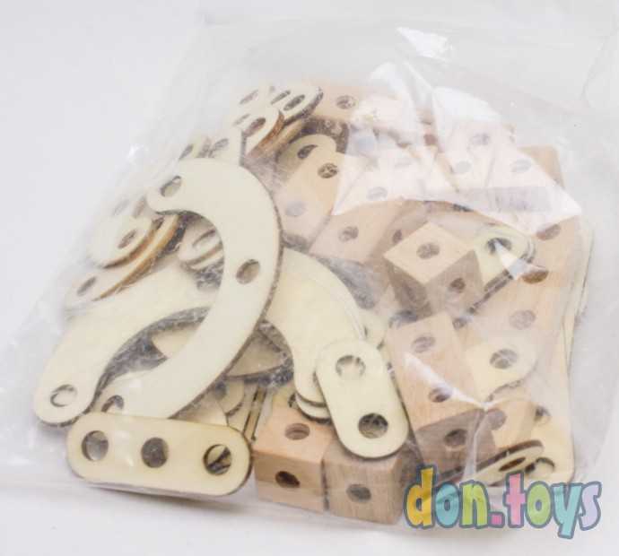 Деревянный конструктор Техник на шурупах, фото 12