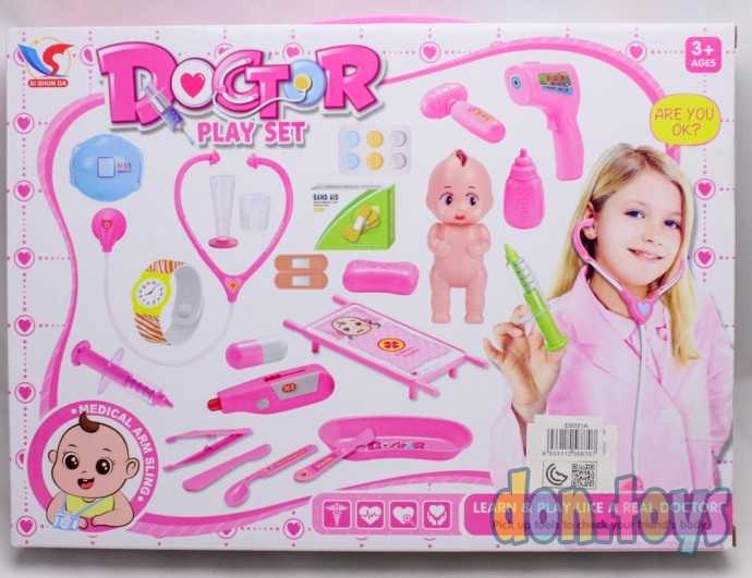 Набор Доктора с капельницей и носилками без пупса, арт.E6031A, фото 1