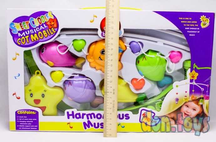 Карусель музыкальная заводной механизм, Морские обитатели арт. D 074, фото 2