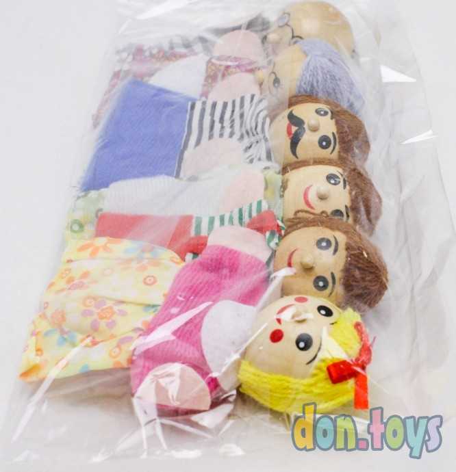 Детский пальчиковый кукольный театр Семья (6 кукол), фото 8