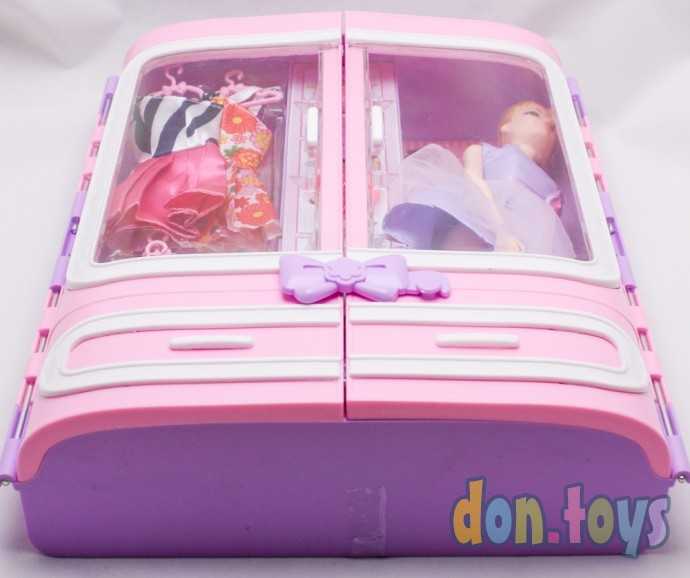 Игровой набор Кукла шарнирная, шкаф с нарядами, арт. 1910A-2, фото 4