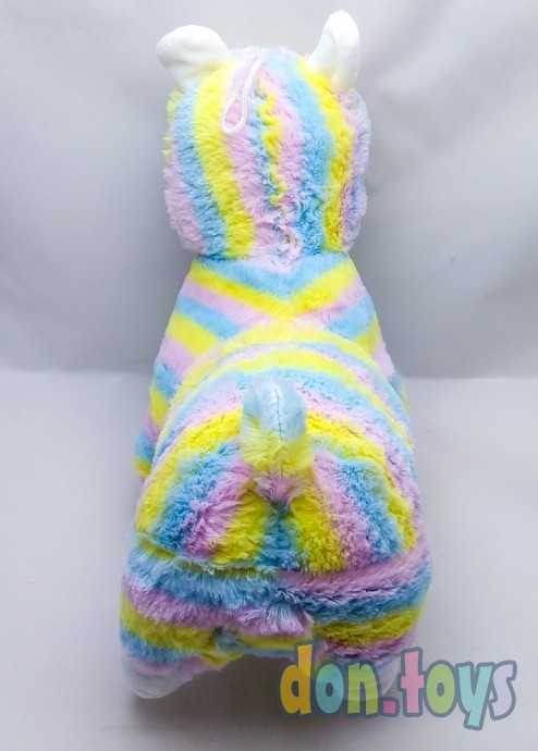 Мягкая игрушка Лама, радужная, 50 см, фото 6