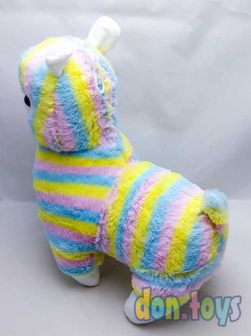 Мягкая игрушка Лама, радужная, 50 см, фото 4