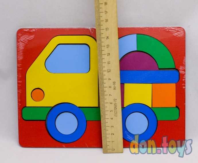 Головоломка «Грузовичок», крашеное дерево, арт. 20133 ( 4162293), фото 3