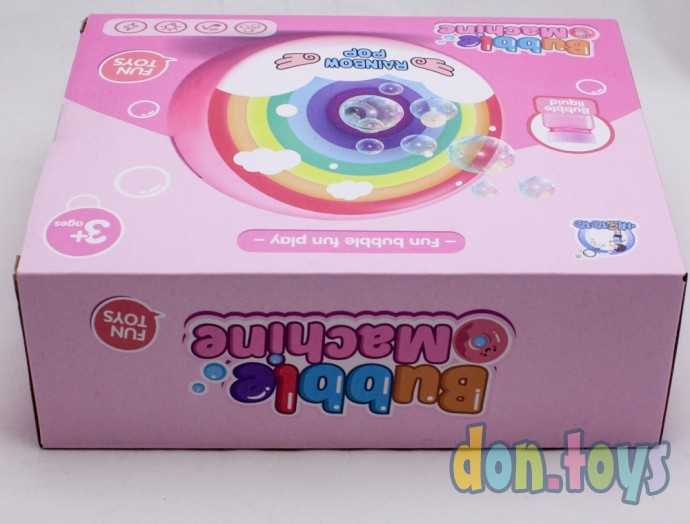 Генератор мыльных пузырей Радуга, звук, музыка, 3 режима, арт.868-16, фото 7