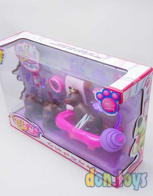 Игровой набор животных Собачья жизнь, 3 собачки, аксессуары, арт. 705583, фото 6