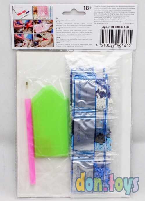 Алмазная живопись, Darlens. Дельфины, частич. заполнение, 14х18 см, арт. 1769, фото 2