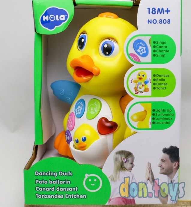 Музыкальный утенок подсветка, ездит, арт. 808, фото 2