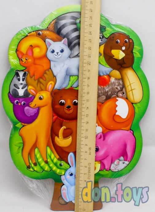 Головоломка «Лесные животные» 28х20 см, арт. 4276020, фото 2