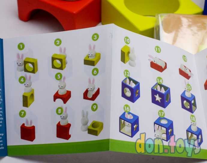 Развивающая логическая игра Застенчивый кролик, фото 11