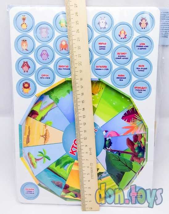 Игрушка из дерева Лото Прищепки. Кто где живет, фото 5