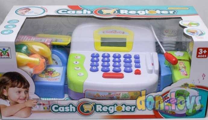 Кассовый аппарат с весами, микрофоном, сканером и продуктами, арт. 26528, фото 1