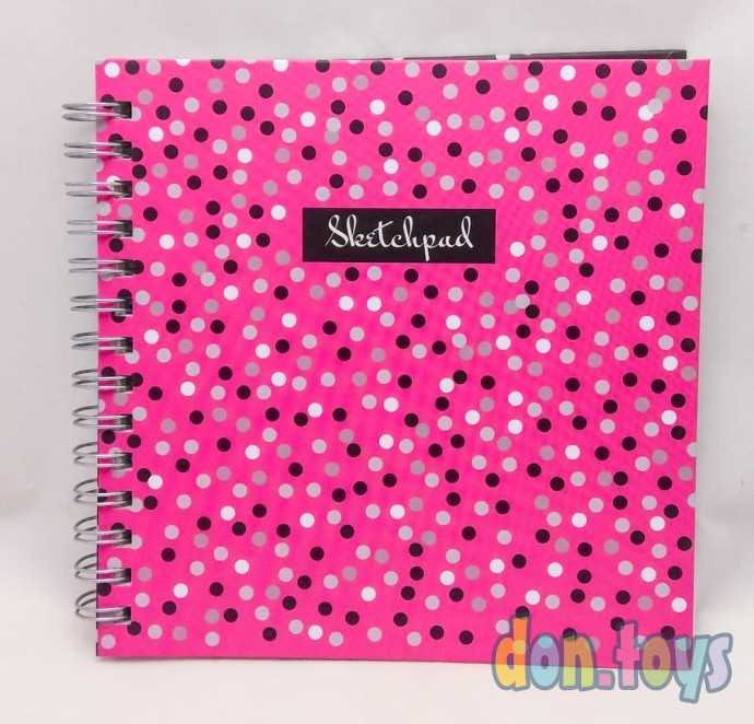 Скетчпад 19,5х19,5, 80 л, двусторонний матовый Конфетти, арт. 47172, фото 1