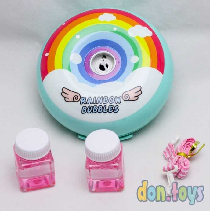 Генератор мыльных пузырей Радуга, звук, музыка, 3 режима, арт.868-16, фото 1