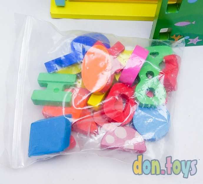 Деревянный дом сортер с цифрами, фото 7