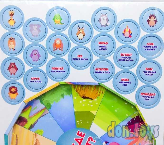 Игрушка из дерева Лото Прищепки. Кто где живет, фото 3