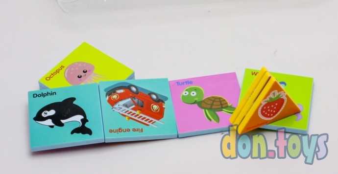 Конструктор магнитный для малышей 18 деталей, арт. HD 351 А, фото 8