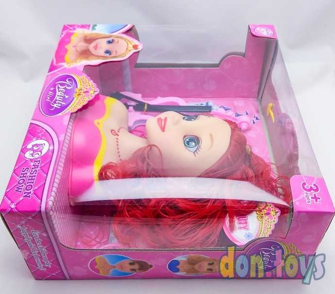 Манекен для создания причесок Скрипка, расческа, арт. 6601C, фото 6