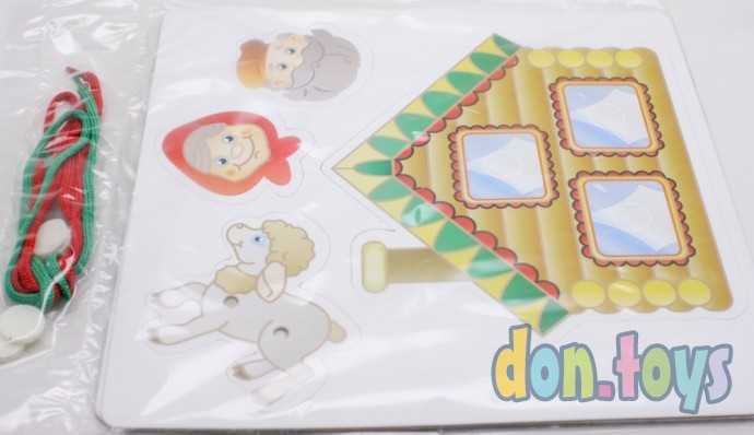 Игры со шнуровками и липучками "Деревня", арт.1154/20, фото 4