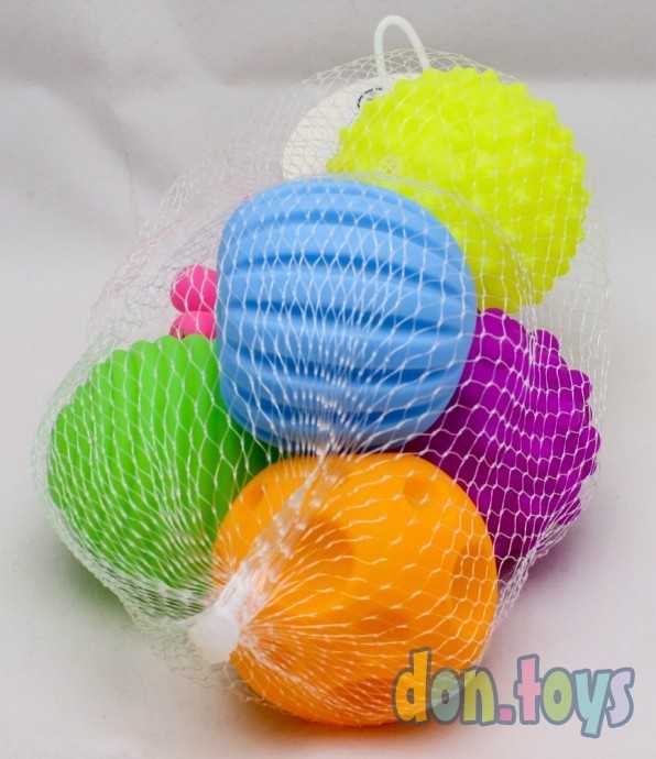 Набор мячиков с пищалкой, 6 шт., арт. 2040-5, фото 2