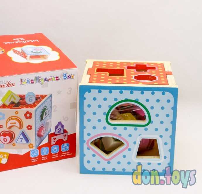 Деревянная игра Куб-Сортер, арт. С 35902, фото 1